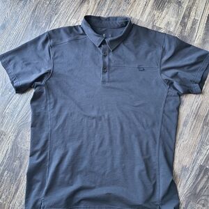 Arc'teryx Men's Black Polo Shirt